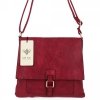 Torebka Vintage Listonoszka Bee Bag Bordowa 1102S32